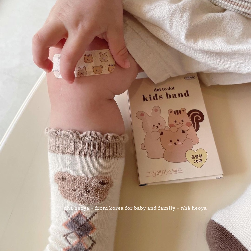 BĂNG KEO CÁ NHÂN DOTTODOT AGUARD HỌA TIẾT DỄ THƯƠNG DÀNH CHO BÉ