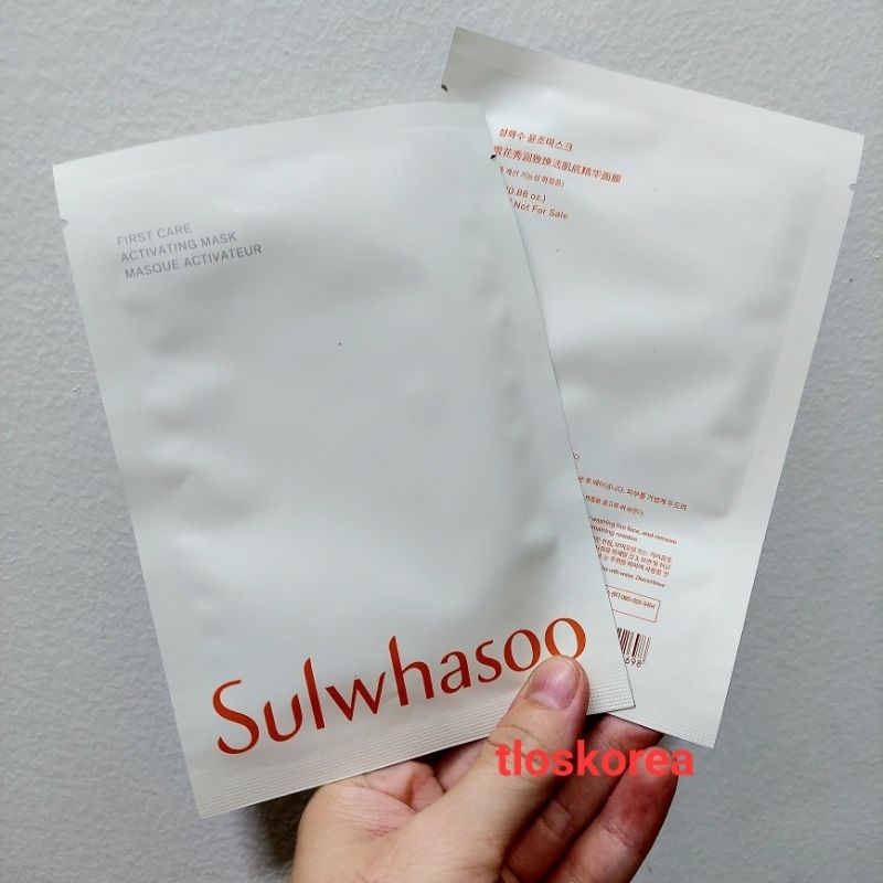 Nạ Sulwasoo First Care Activating Mask - Mặt Nạ Giấy Nâng Cơ Săn Chắc Da Sulwhasoo