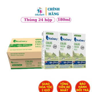 Sữa tươi non vitadairy colos fresh milk 180 - tasmania úc - 16.12.23