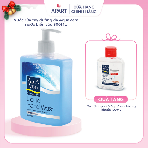 Nước rửa tay dưỡng da AquaVera nước biển sâu 500ML