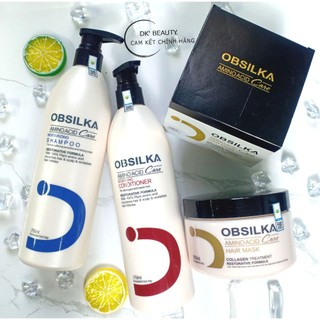 Dầu Gội Xả Hấp Ủ Phục Hồi Tóc Obsilka Bổ Xung SIêu Dưỡng Chất 750ml