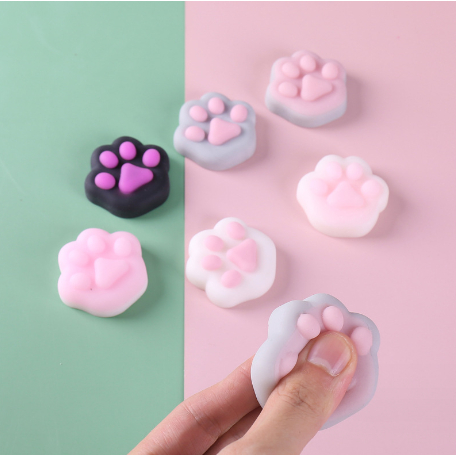 Chân mèo mochi DCBM18 Dễ Thương mềm mại bóp đã tay cute dán trang trí ốp