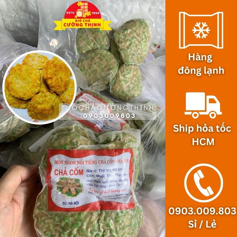 Chả Cốm 500g - Giò chả Cường Thịnh (chợ Thủ Đức B)