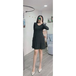 ĐẦM ĐEN LEN TUYẾT NHUNG