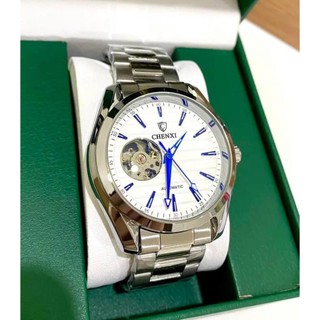Đồng hồ nam cơ dây đúc đặc Chenxi, Đồng hồ cơ nam Chenxi 8806 lộ tim cơ cực chất cực sang trọng