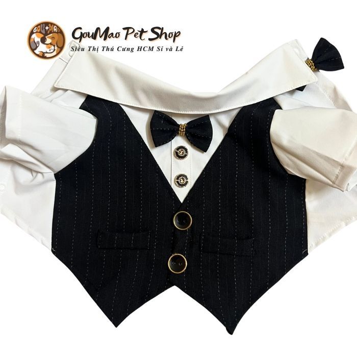 Áo vest cưới dành cho chó mèo - goumao pet mmm