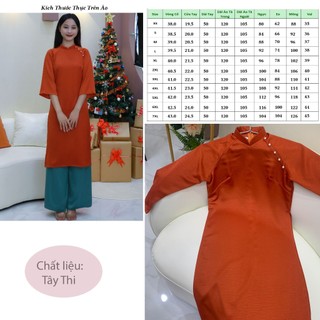 Bigsize Áo Dài Cách Tân Nữ Dáng Suông CT26-35