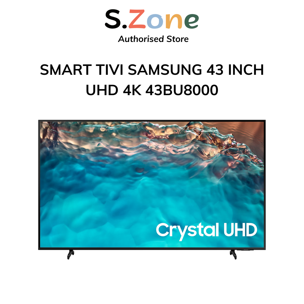 Smart Tivi Samsung 43 Inch BU8000 Crystal UHD 4K 43BU8000