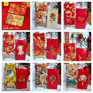 Set 500- 1000 bao lì xì tết 2025. mẫu tuỳ chọn . hàng sẵn tại tphcm
