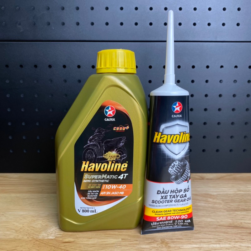 Dầu nhớt Tay Ga CALTEX HAVOLINE SEMI 4T 10W40 800ml