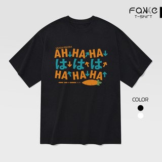 Áo thun unisex hololive usada pekora oversized 100% cotton ngắn tay