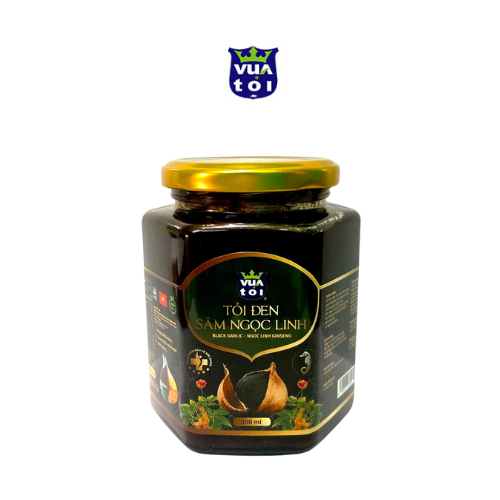 Tỏi Đen Sâm Ngọc Linh- Vua Tỏi -380ml -500ml - Ship hỏa tốc HCM