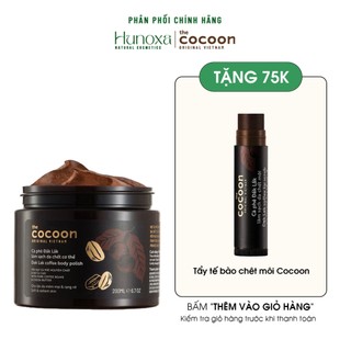 [SPECIAL DEAL] Tẩy tế bào chết body Cocoon, tẩy da chết cơ thể cà phê Đắk Lắk cho làn da mềm mại và rạng rỡ - HUNOXA