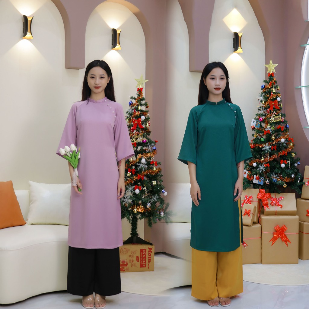 Bigsize Áo Dài Cách Tân Nữ Dáng Suông CT26-35