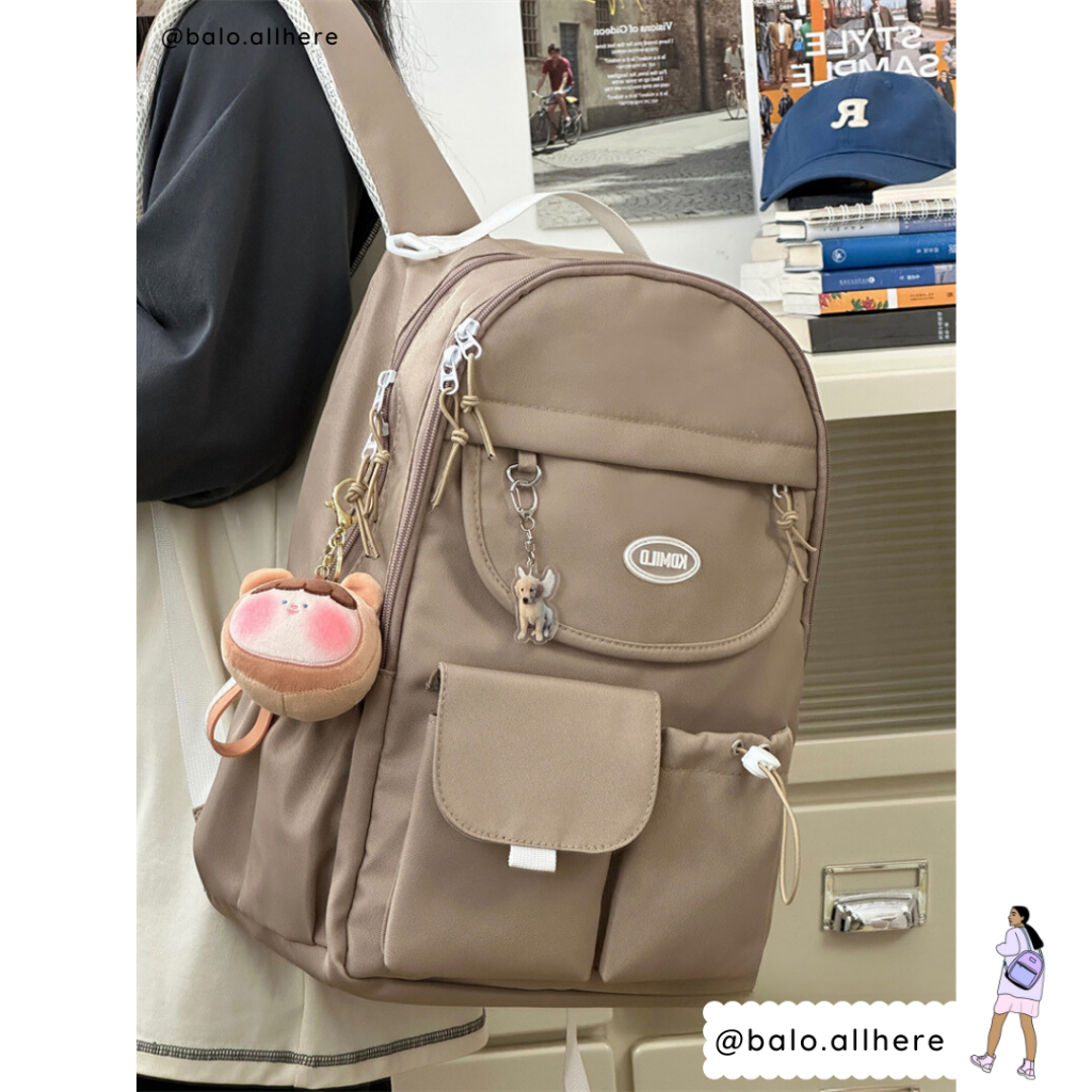 Balo Cặp Sách Đi Học Nam Nữ Ulzzang