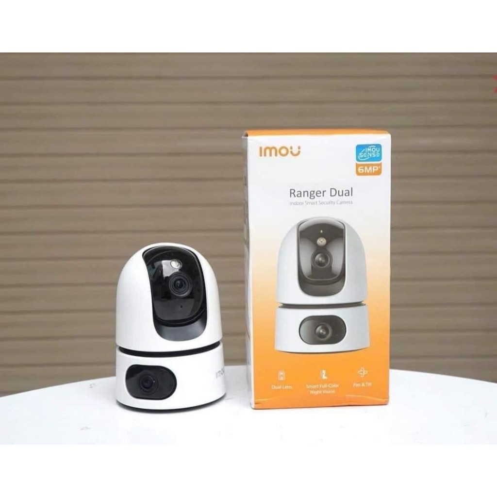 Camera WIFI IMOU 2 Mắt Ranger Dual IPC-S2XP-6M0WED 6MP 10MP Xoay 360 độ, Đàm Thoại 2 Chiều