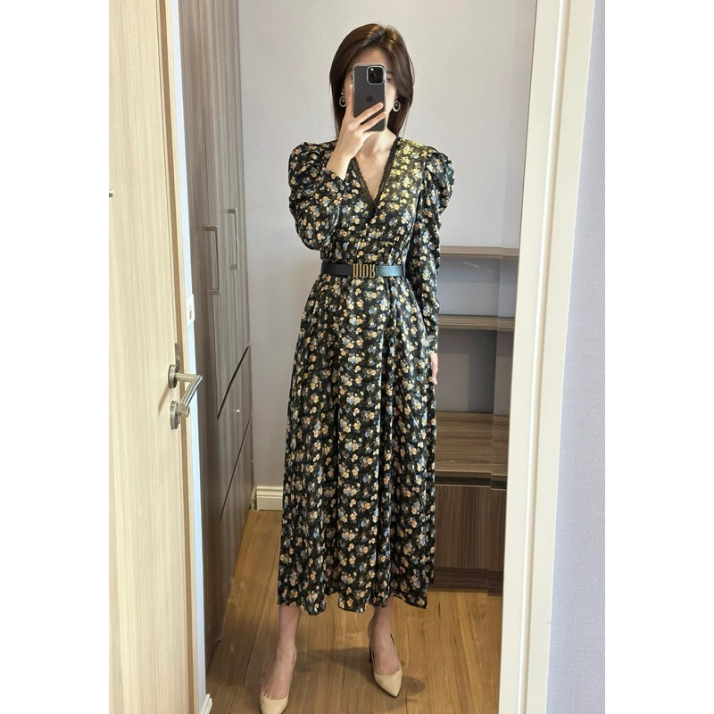 Đầm hoa nhí Mango Auth giá sale