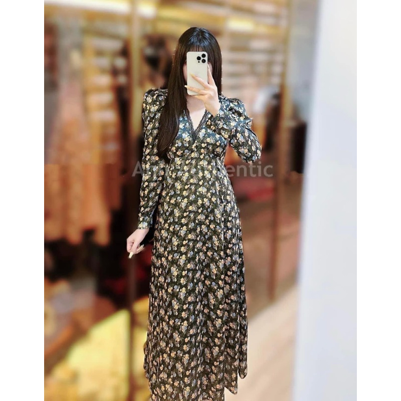 Đầm hoa nhí Mango Auth giá sale