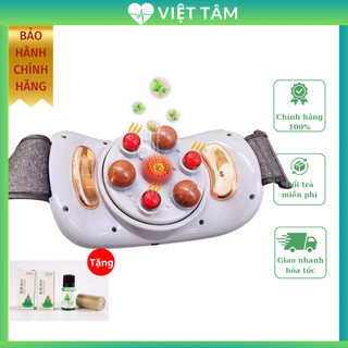 Máy massage bụng, đai massage đánh tan mỡ bụng cao cấp có đèn hồng ngoại