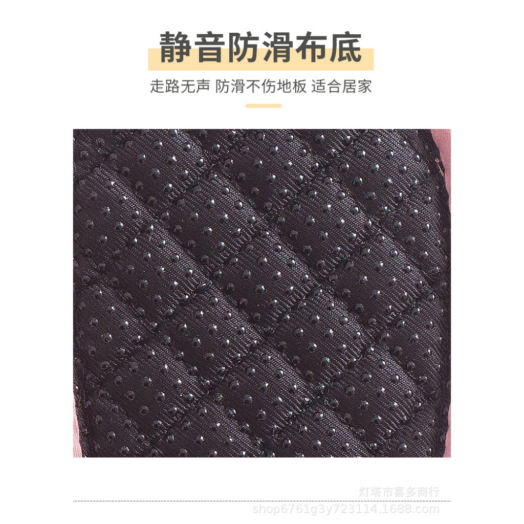 Dép vải cotton đi trong nhà, văn phòng, thấm hút mồ hôi, nhẹ nhàng êm ái