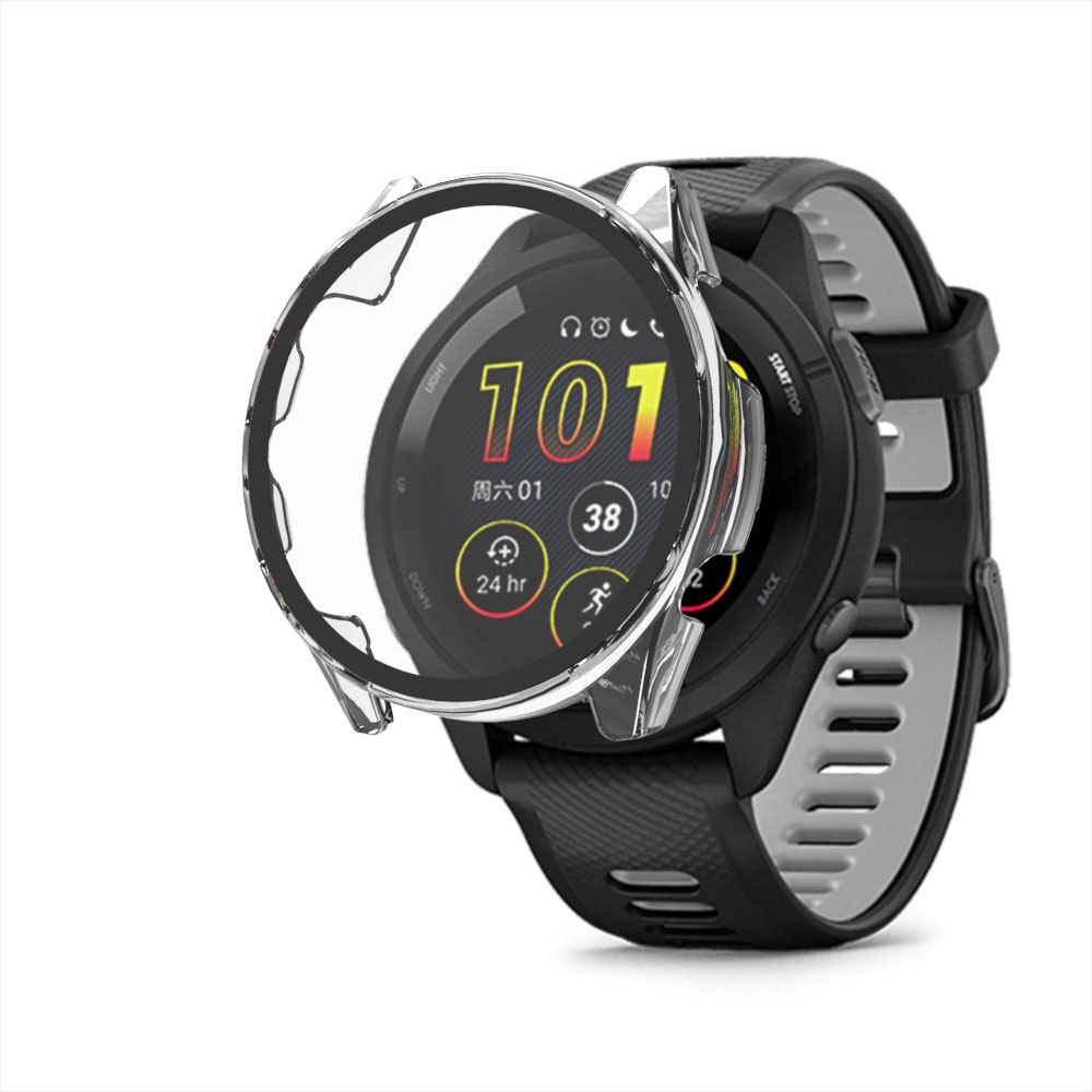 Case đồng hồ TPU tích hợp mặt bảo vệ cho Garmin Forerunner 265