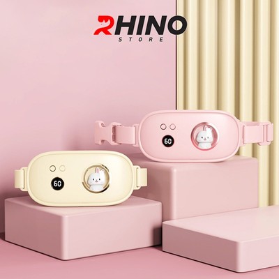 Máy massage làm ấm bụng cho bạn gái đến kỳ Rhino W401 Đai đeo chườm nóng giảm đau bụng
