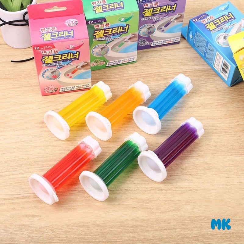 1116 Gel Thơm Làm Sạch Khử Mùi Vệ Sinh Diệt Khuẩn Khử Trùng Bồn Cầu Hình Bông Hoa