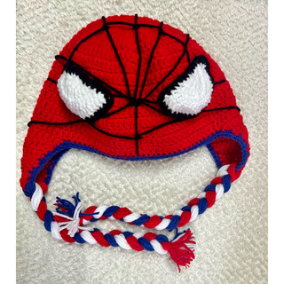 Order 2-3 ngày - Ảnh thật - Nón len trùm tai Spider Man