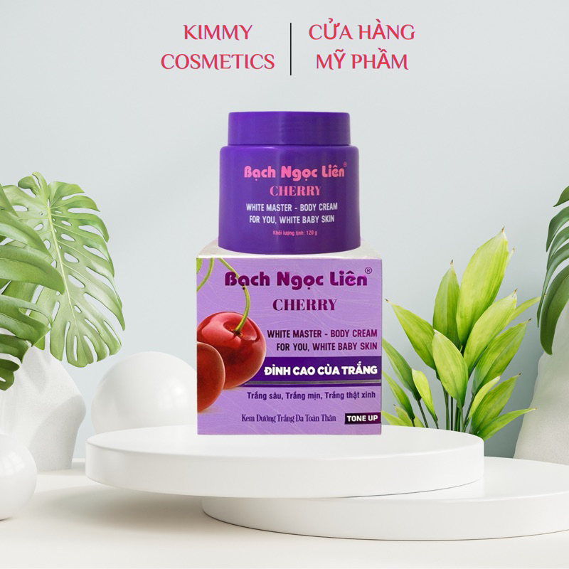 Kem dưỡng trắng da body bạch ngọc liên cherry 120g