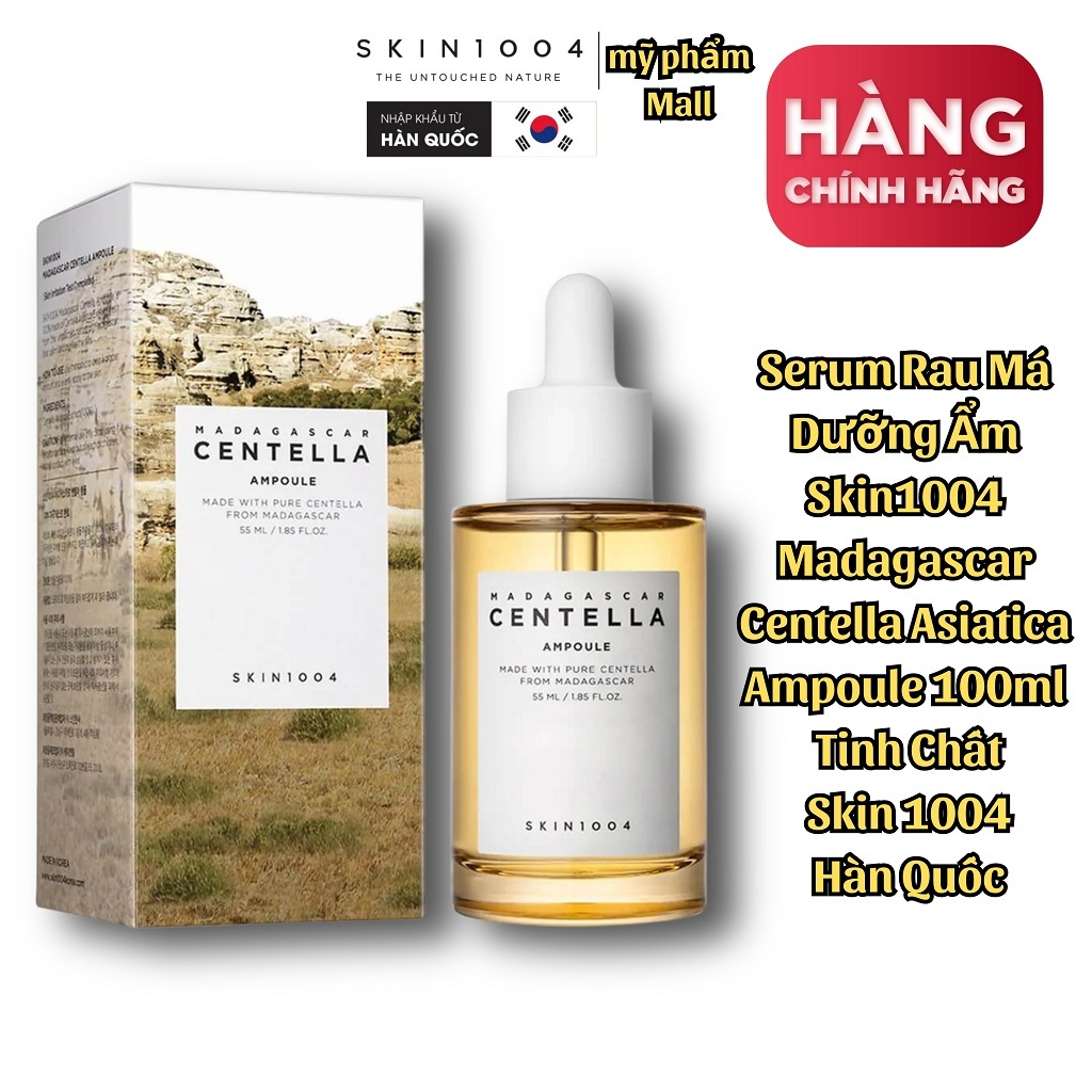 Tinh Chất Rau Má Skin1004 Madagascar Centella Ampoule 100ml cấp ẩm làm dịu da, dưỡng trắng và giảm mụn