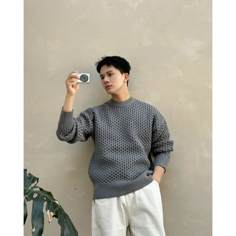 ÁO SWEATER LEN LÔNG CỪU PHONG CÁCH HÀN QUỐC