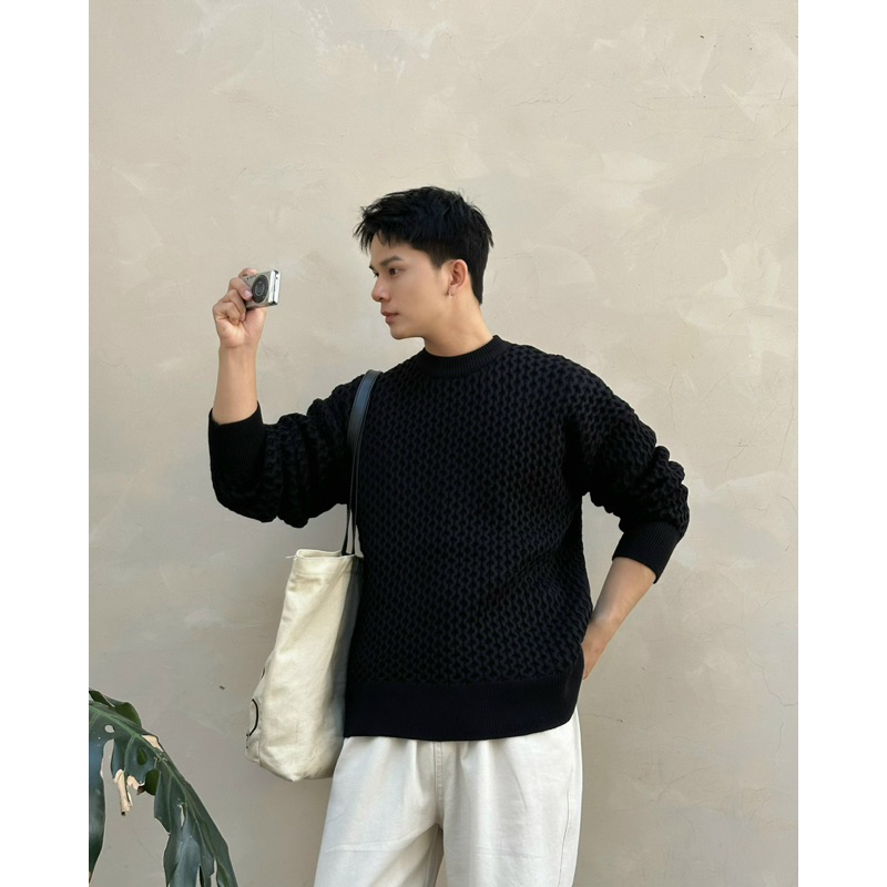 ÁO SWEATER LEN LÔNG CỪU PHONG CÁCH HÀN QUỐC