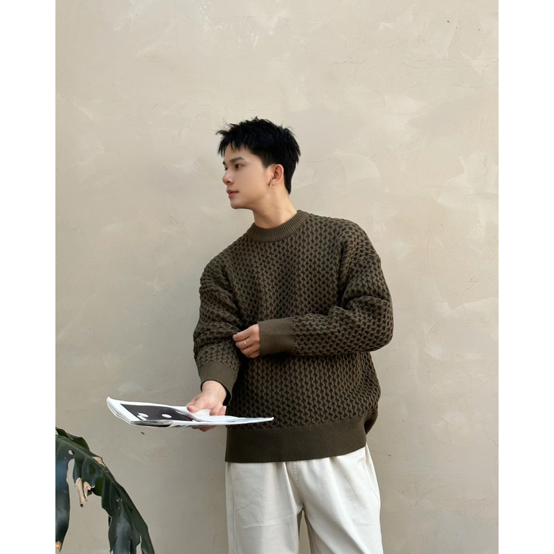 ÁO SWEATER LEN LÔNG CỪU PHONG CÁCH HÀN QUỐC