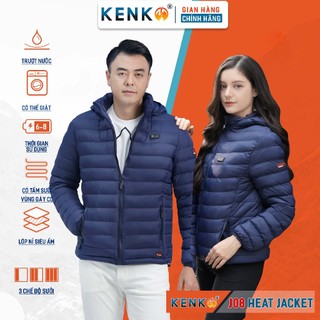 Áo sưởi Nhật Bản Kenko J08 chạy bằng pin siêu ấm, vải chống nước tuyệt đối