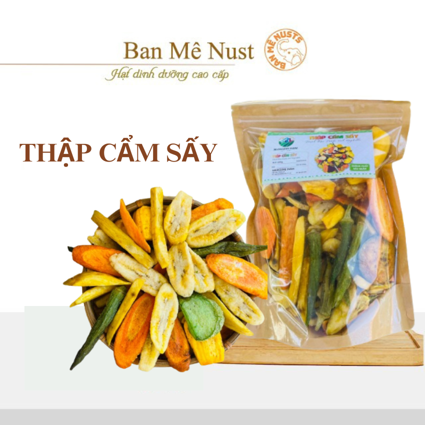 Trái Cây Sấy Thập Cẩm Sấy, hàng nguyên miếng ngon Đủ vị