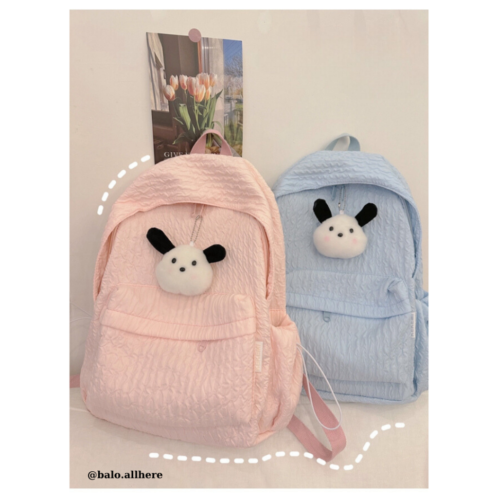 Balo Cặp Sách Đi Học Trơn Basic