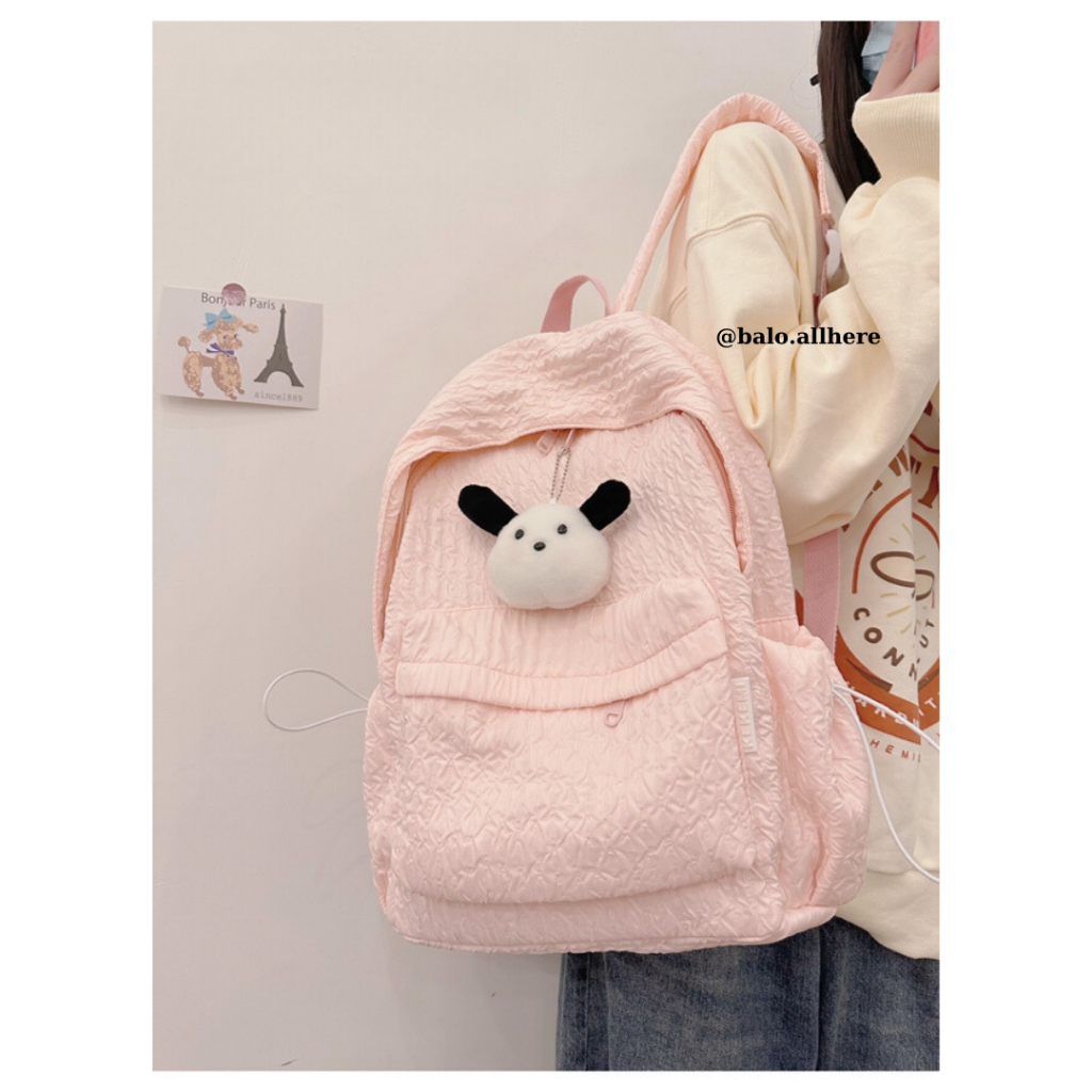 Balo Cặp Sách Đi Học Trơn Basic