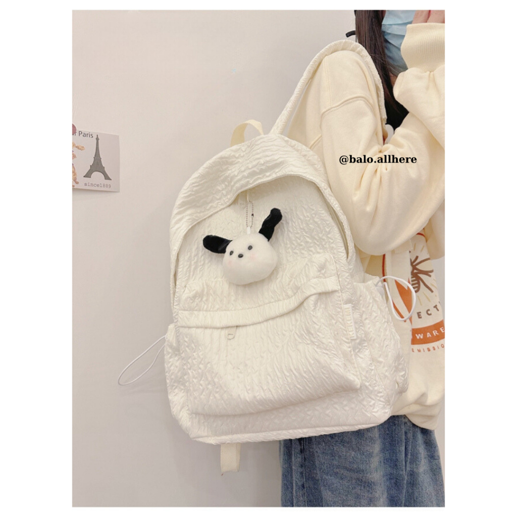 Balo Cặp Sách Đi Học Trơn Basic