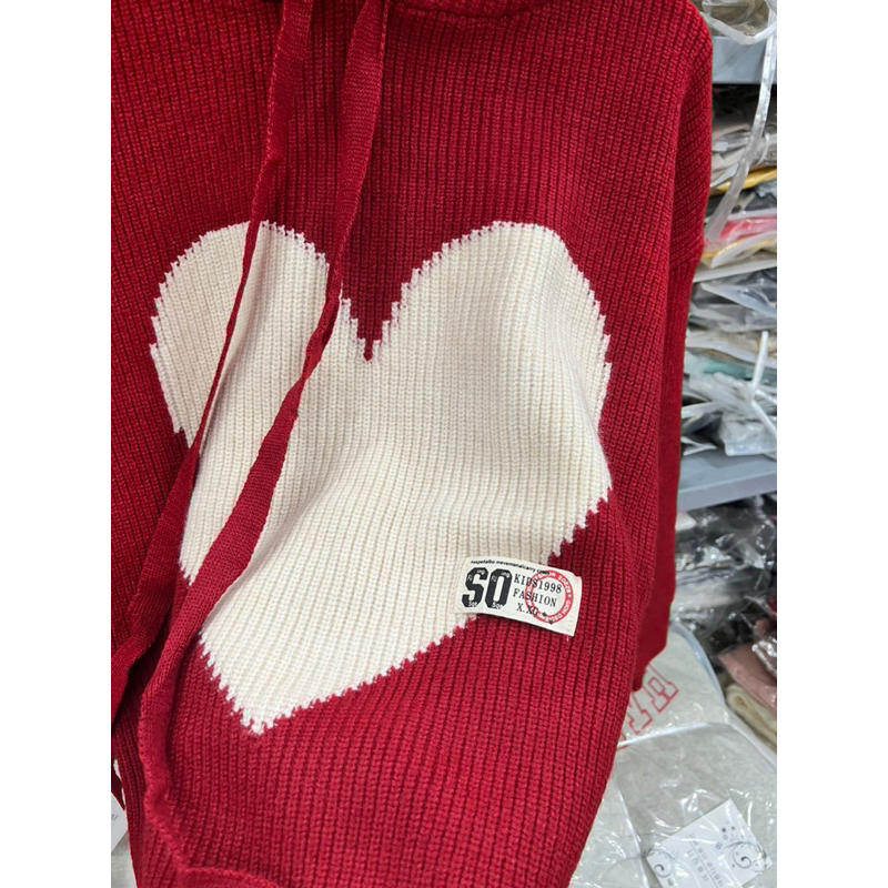 🔥 ÁO LEN HODIE ĐỎ QCCC NOEL