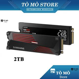 Ổ cứng SSD Samsung 990 PRO 2TB Kèm Tản Heatsink Chính Hãng - PCIe Gen 4.0 x4 NVMe M.2 2280 - Bảo hành 5 năm