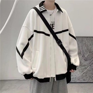 Áo Khoác Bóng Chày Form Rộng, Áo Khoác Nỉ Nam Nữ Unisex Họa Tiết Basic Màu Đen Chewchill