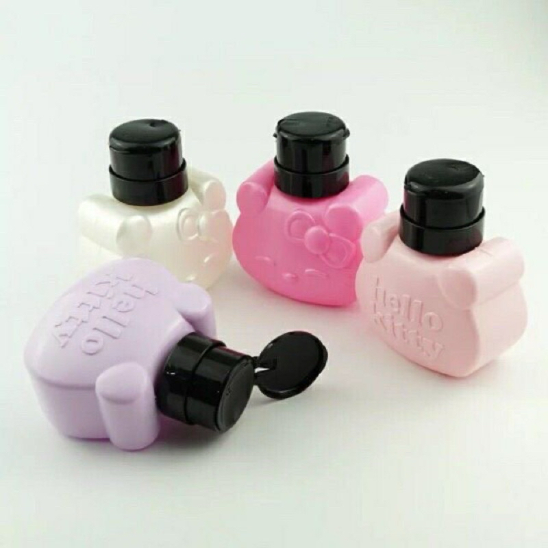 Bình nhấn Đựng Acetone, Cồn, Nước (Hình Hello Kitty)