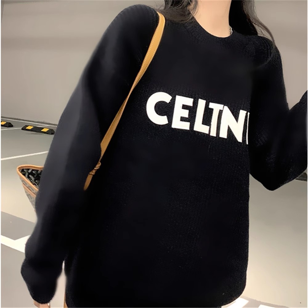 Áo Len CELINE Nam Nữ in chữ CELTNE cực đẹp, Form dáng OverSize phong cách Hàn Quốc. ONLY24.Store