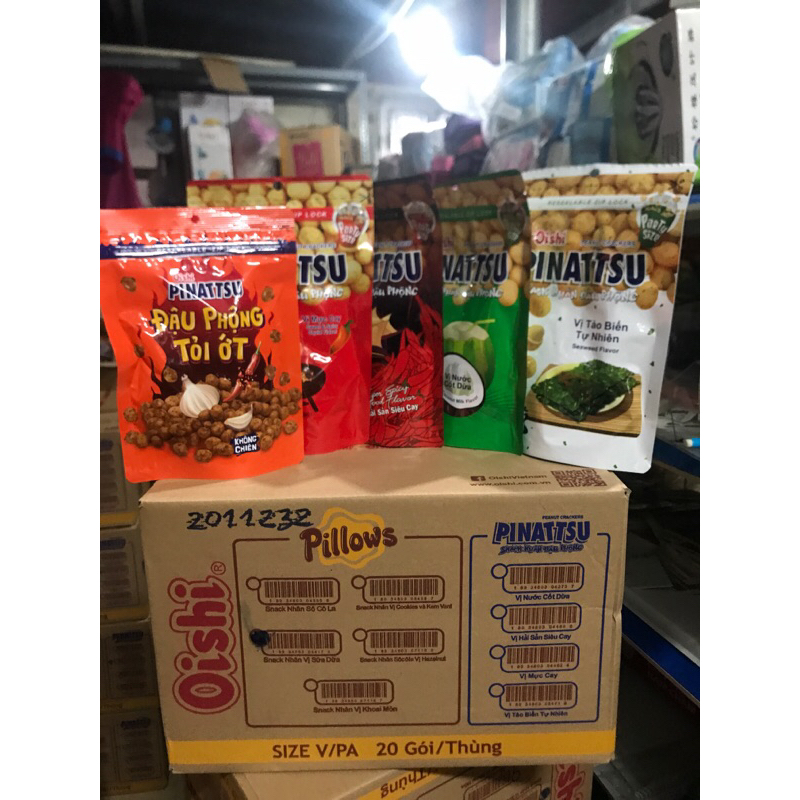 Thùng 20 gói Pinattsu đủ vị 85g