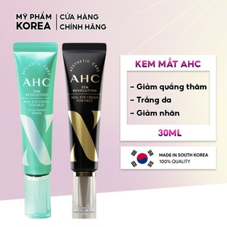Kem mắt AHC Ageless Real Eye Cream For Face hết thâm quầng mắt Hàn Quốc 30ml