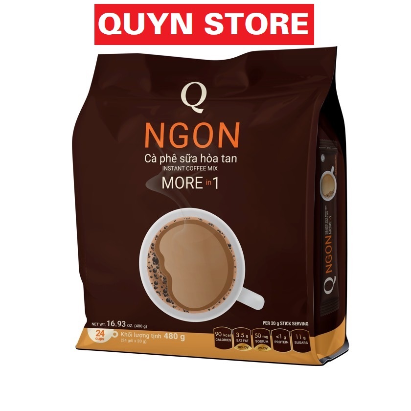 Cà phê hòa tan TRẦN QUANG 3in1 ngon 24 sticks Quyn store