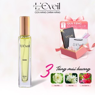 Nước hoa nữ Queen hương hoa nhài, hoa huệ và hoa sử quân tử, Nước hoa L'Eveil Paris dung tích 15ml