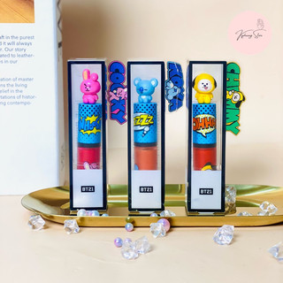  Son kem lỳ mịn màu đẹp hình thú cute VT x BT21 Ver 2 Art In Lip Tint 4g màu siêu đẹp lâu trôi mịn môi 