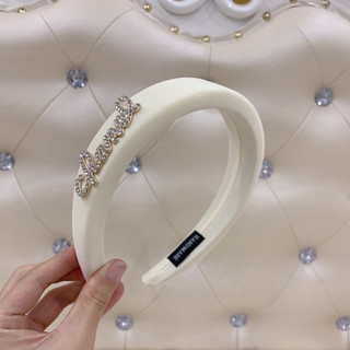 Bờm tóc phồng bờm tóc nữ lụa satin loại đẹp logo thương hiệu cao cấp