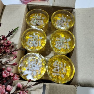 Đèn cầy ly múi lớn